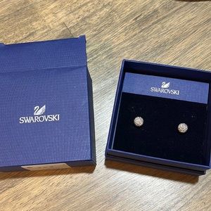 Swarovski Crystal Earrings NWT and Box